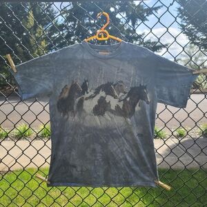 Horse Tie-die T-shirt 1999 Wyoming - M